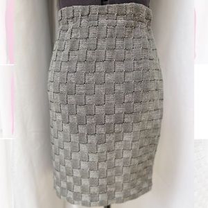 St. John Grey Pencil Skirt